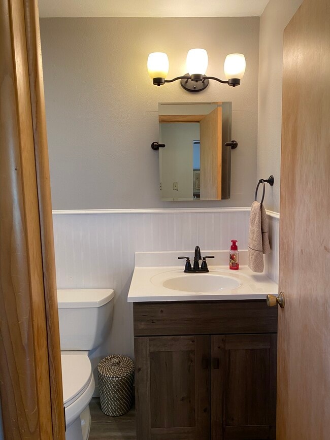 Newly remodeled half bath - 210 Elm Ave S