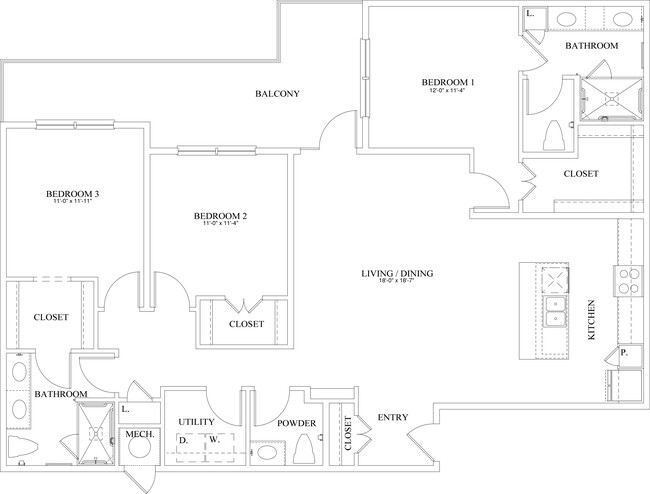 Floorplan - The Dorset