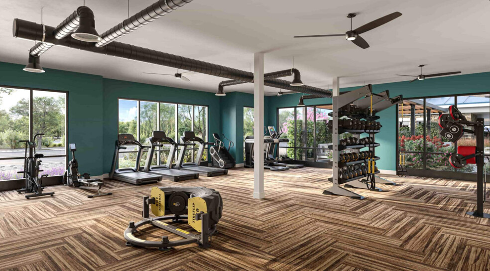 Fitness Center | The Lofts at Knightdale Station - Lofts at Knightdale Station