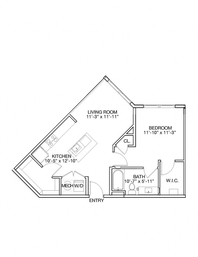 Floorplan - Ainsley at the Collective