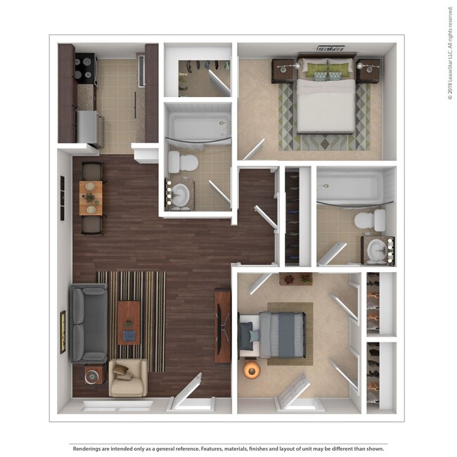 Floorplan - Loreto Apartment Homes
