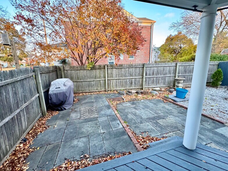 Backyard, with Deck, Patio, Furniture, Grill - 201 E Indian Spring Dr