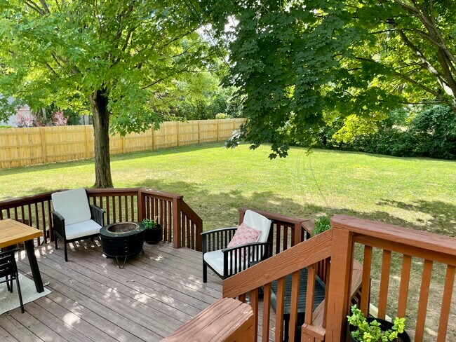 Two tiered deck giving lots of space for entertaining - 2591 Buffalo Rd