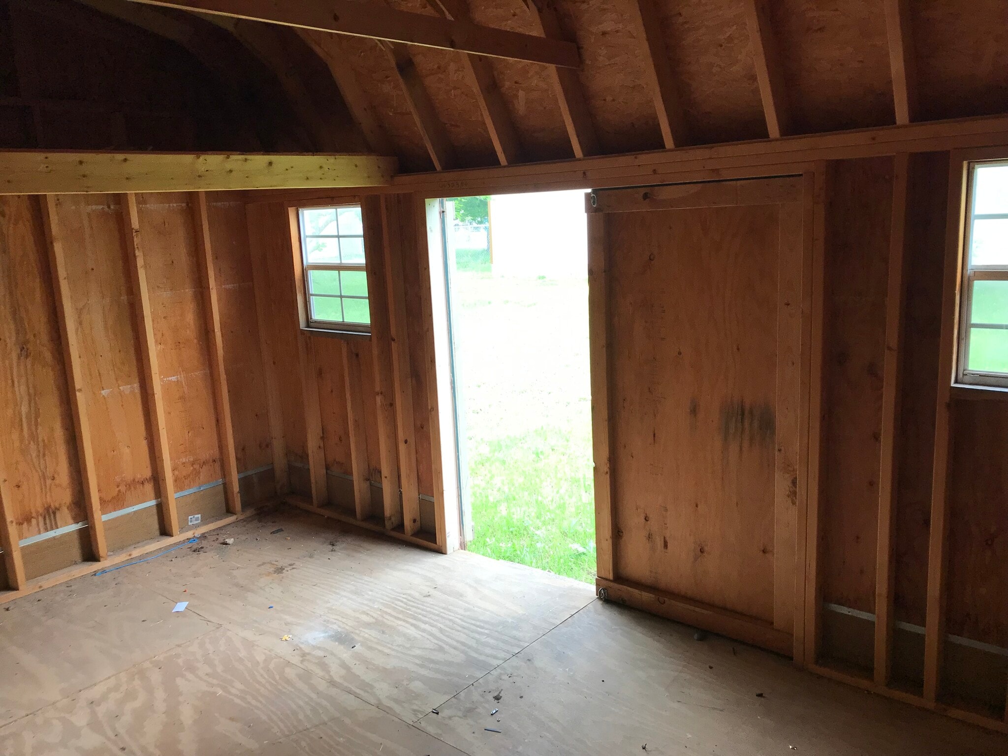 Storage shed inside - 1414 Tejas Trail