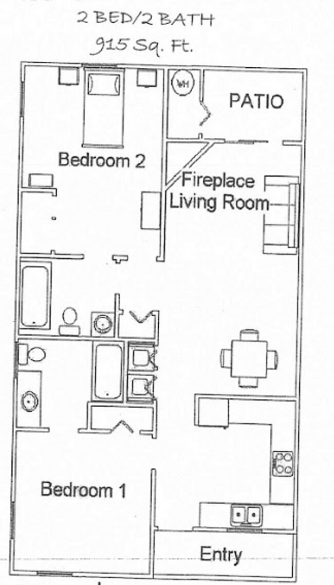 Floorplan - Briarwood Apartments