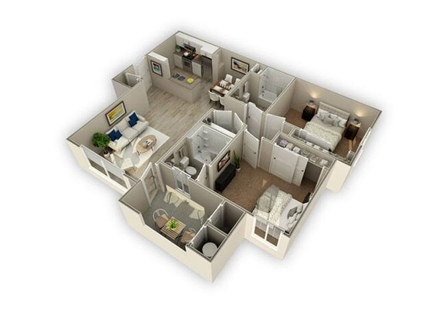 Floorplan - The Landing at College Square