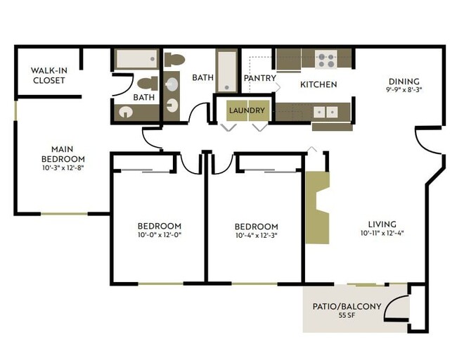 Floorplan - Artesia Apartments