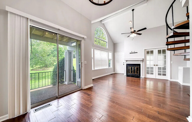 View from dining into living area - 129 Cherry Hill Dr