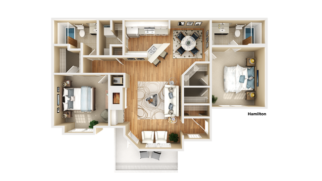 Floorplan - The Mill at Chastain