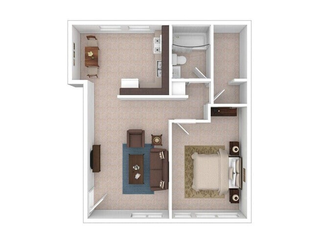 Floorplan - Pine Creek Village Apartments