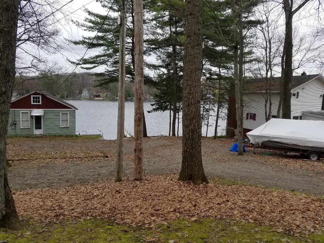 view of Glen Lake from kitchen - 18 Jay Rd E
