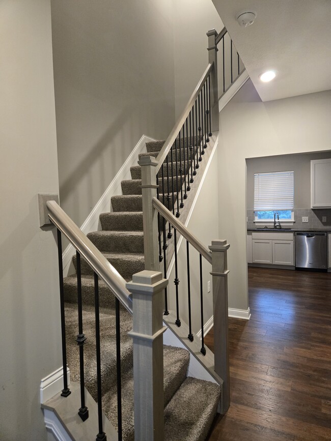 custom staircase - 332 Maddalena Ln