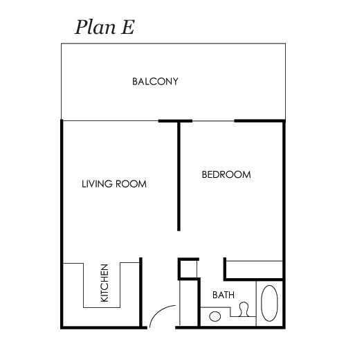 Plan E - Front Street Apartments