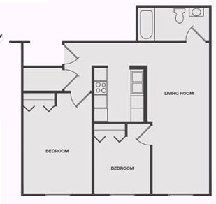 2BR/1BA - Franklin School Apartments