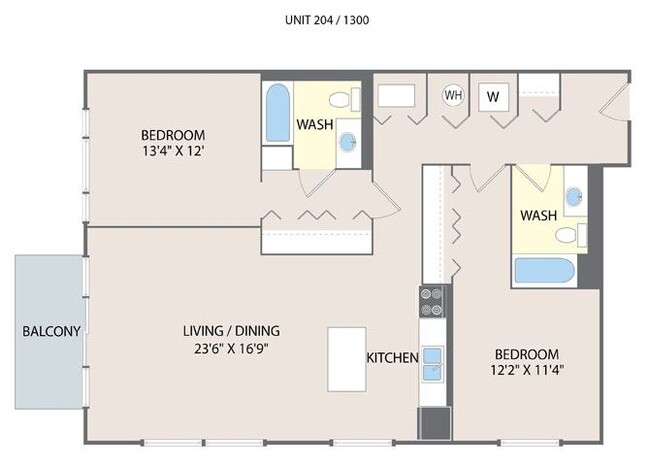Floorplan - 2010 W Pierce Apartments