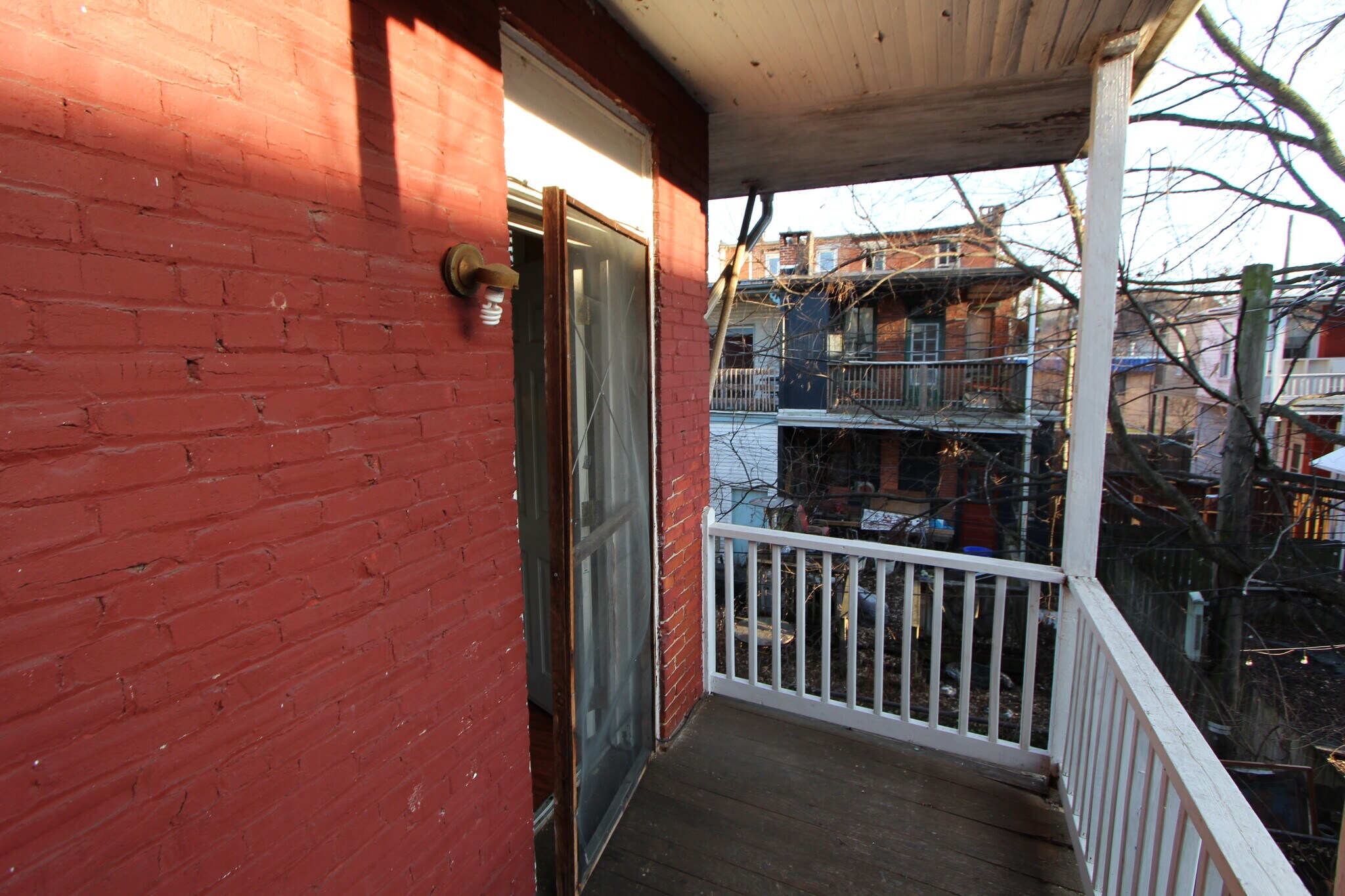 2nd Fl back porch - 1802 Penn St