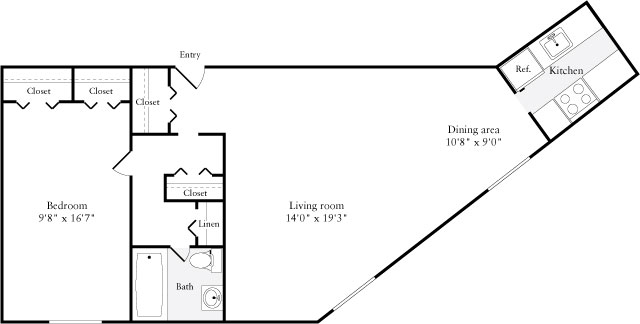 Floorplan - eaves Glover Park