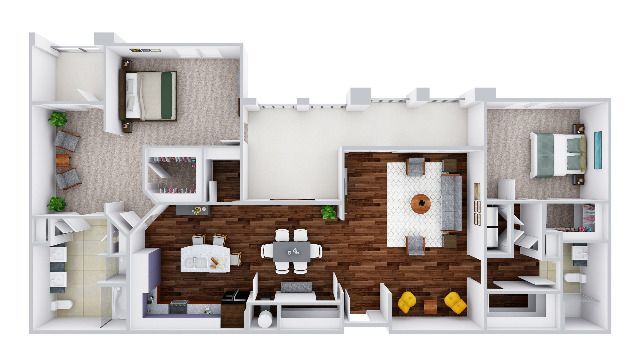 Matisse P2D | 2 bed / 2 bath - The Alloro at University Groves
