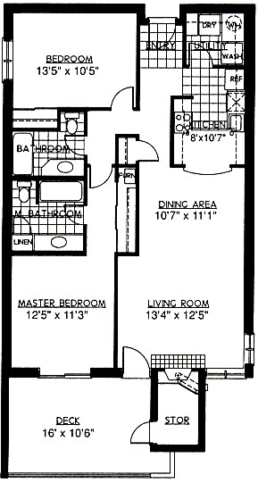 2BR/2BA - Quintet