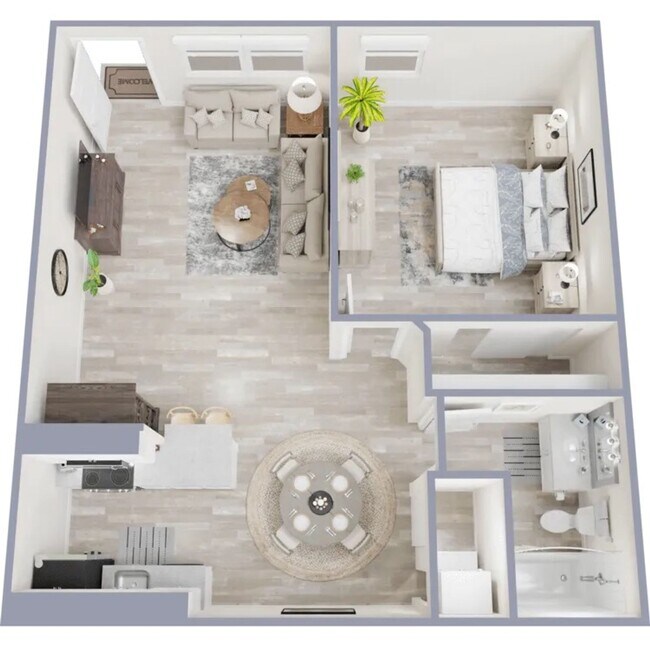 Floorplan - Two | Five Greenway Apartments
