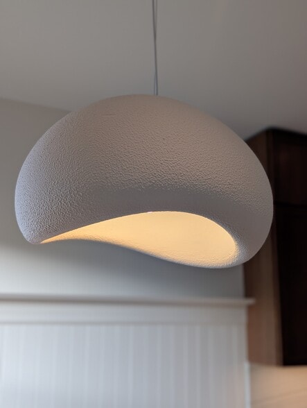 Dining area chandelier detail - 328 Lexington St