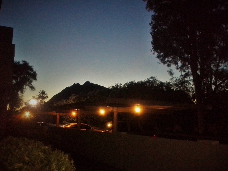 Evening view from patio - 4620 N 68th St