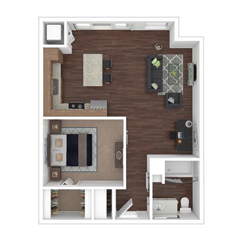 Floorplan - 2626 South Side Flats