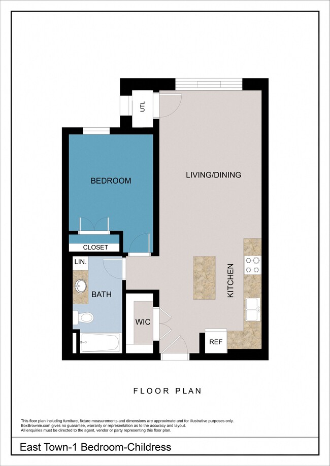 Floorplan - East Town Apartments