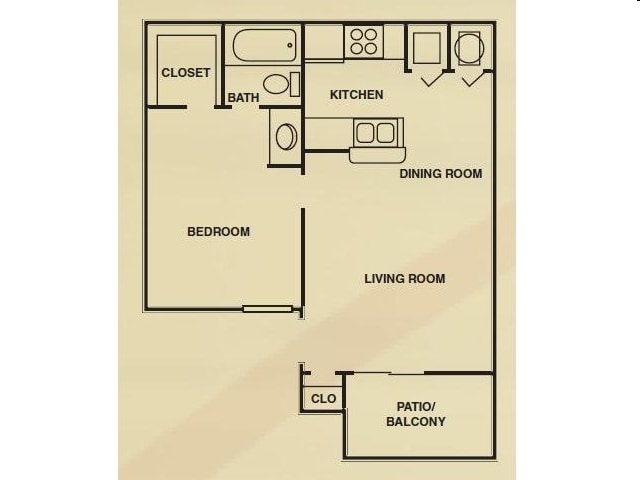 1BR/1BA - Quail Lakes Apartments