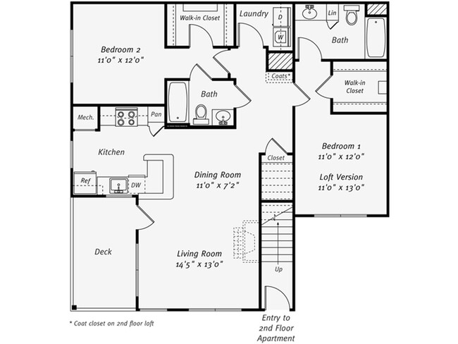 Floorplan - Avalon at Bedford Center