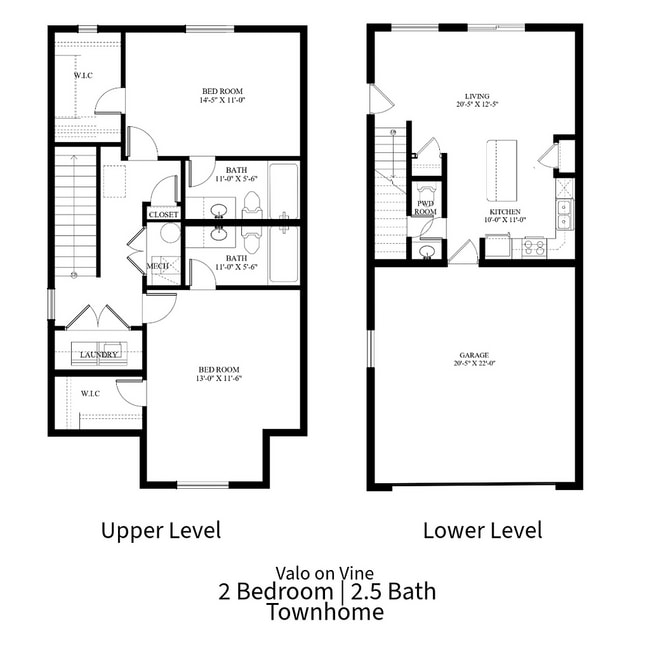 Floorplan - VALO on Vine