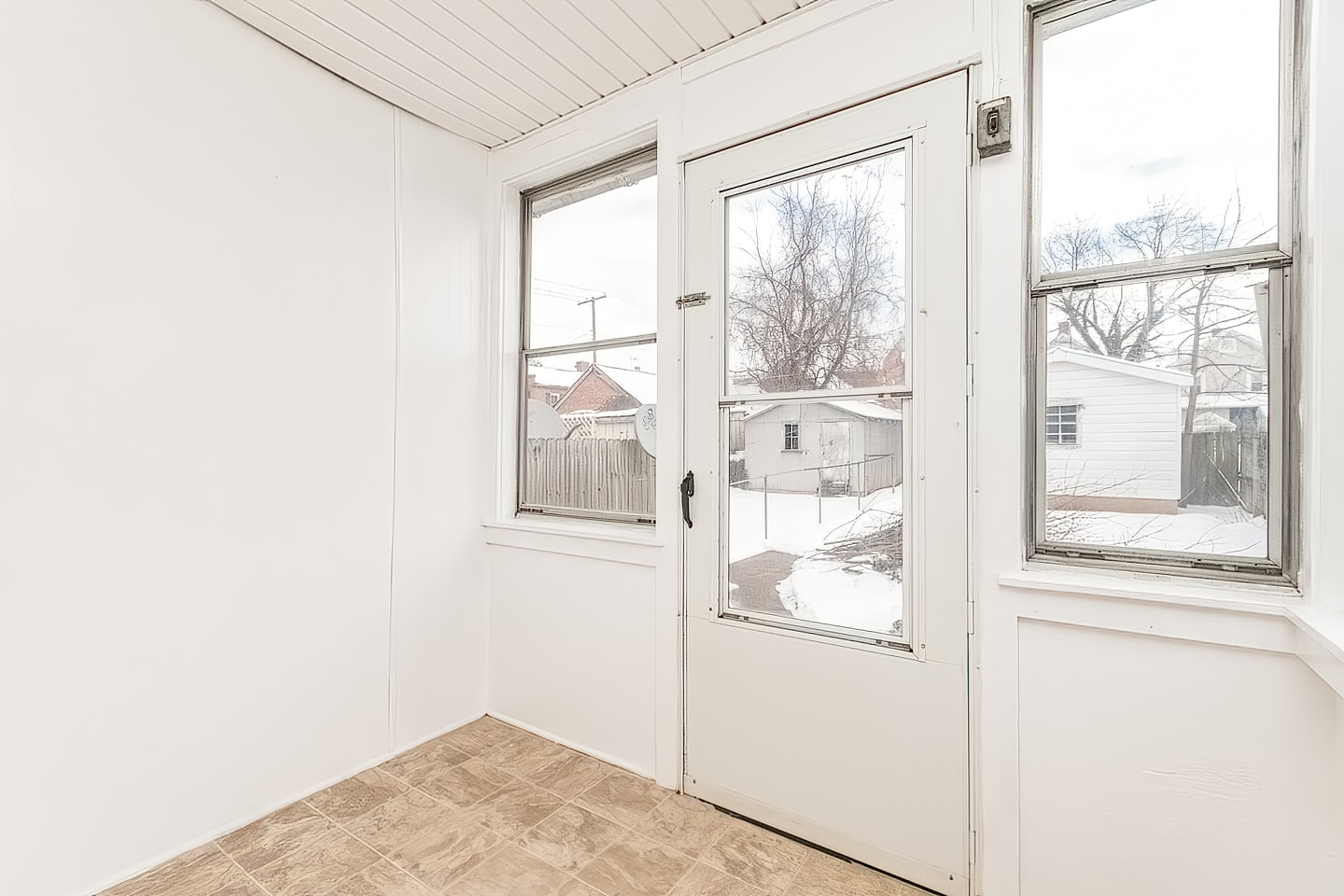 Enclosed Back Porch off Kitchen - 226 S Illinois Ave