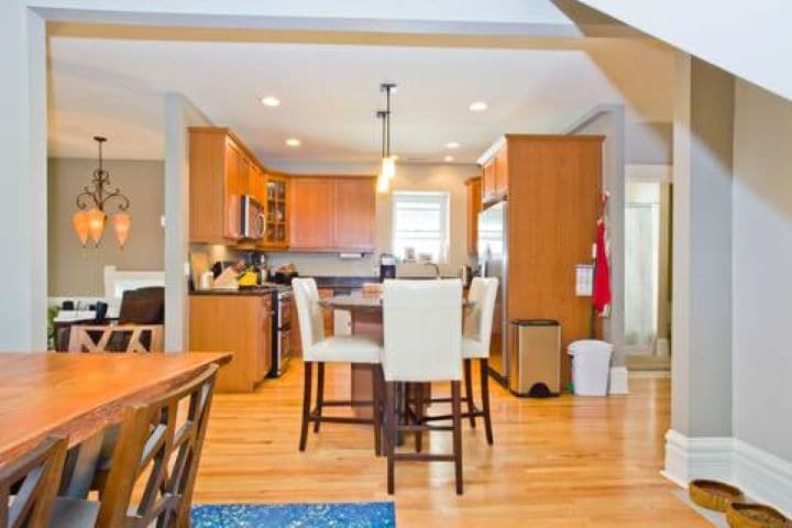 Chef's-dream kitchen with island for dining - 1156 N Logan St