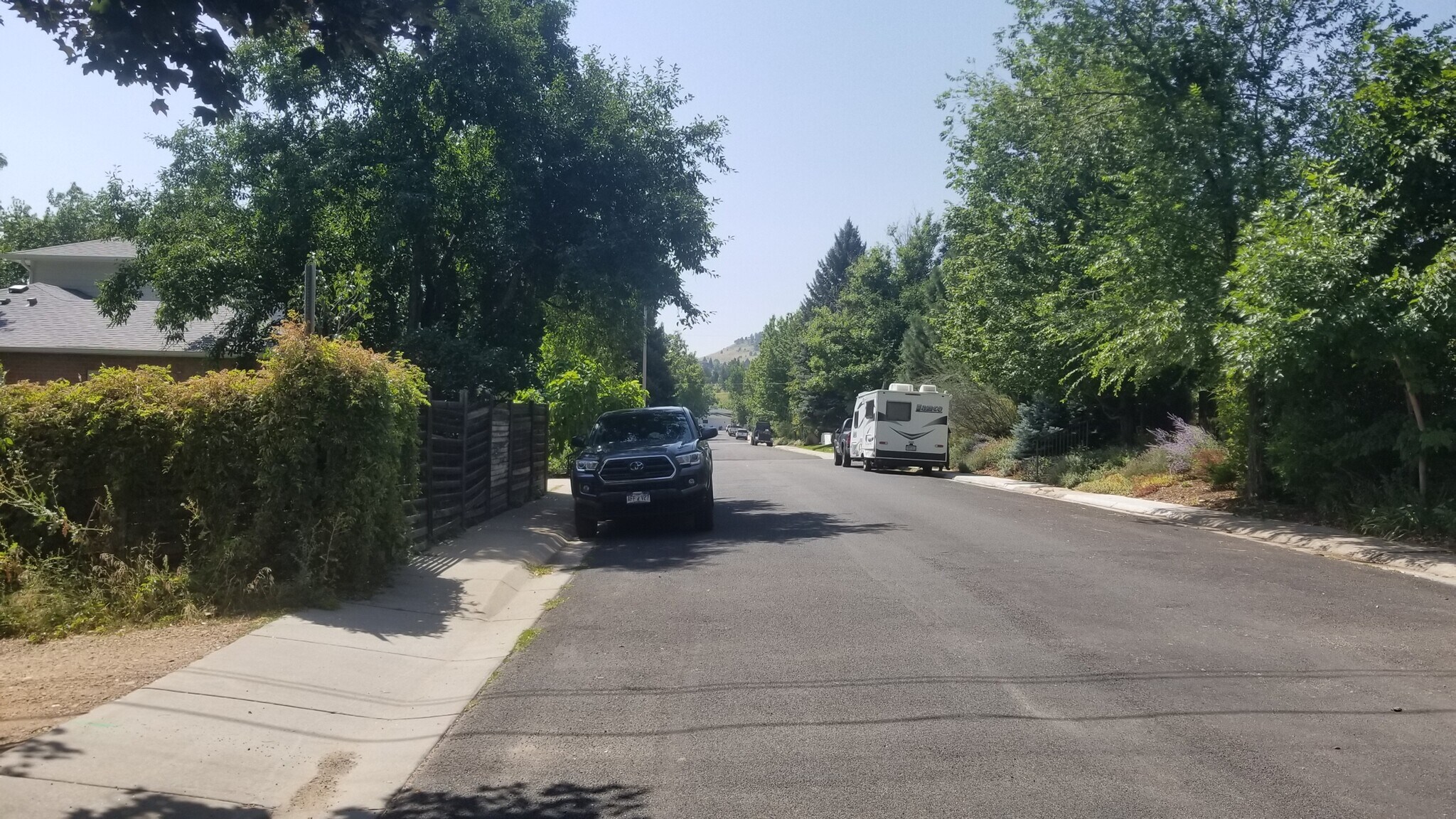 18th street as seen from property - 524 18th St