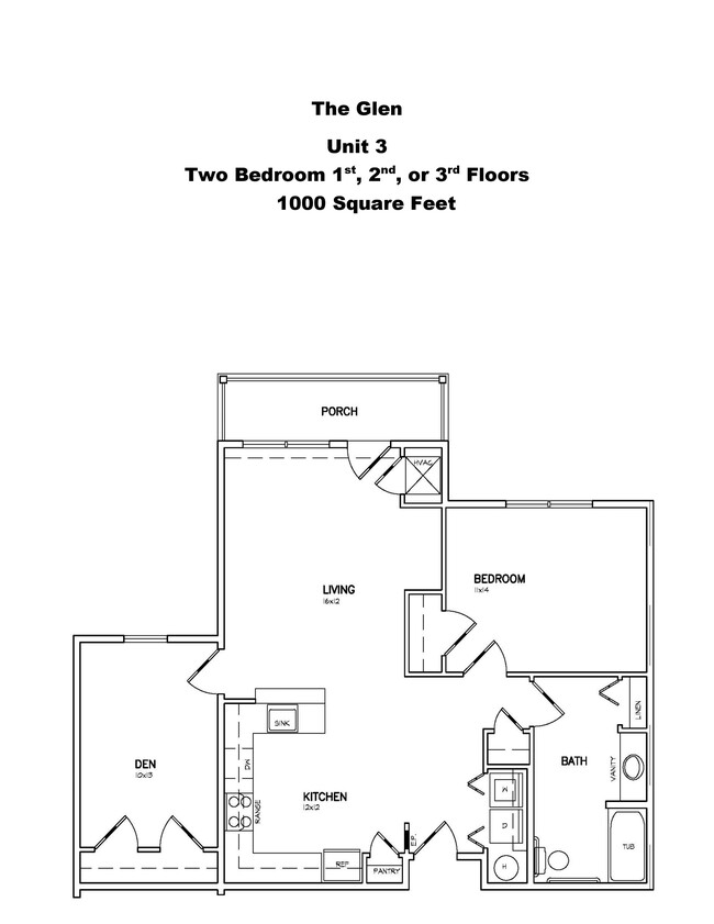 Floorplan - Scotia Manor Luxury Apartments