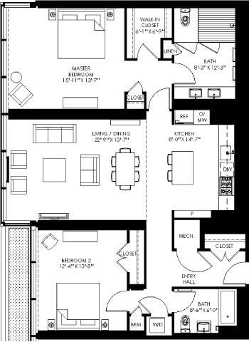 Floorplan - Apartments at Westlight