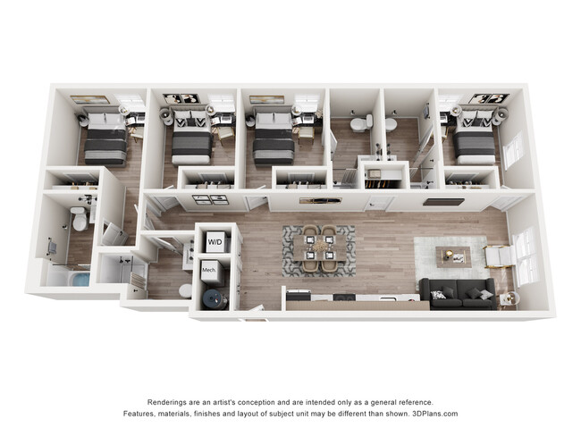 Floorplan - 608 E Chalmers (New Development)