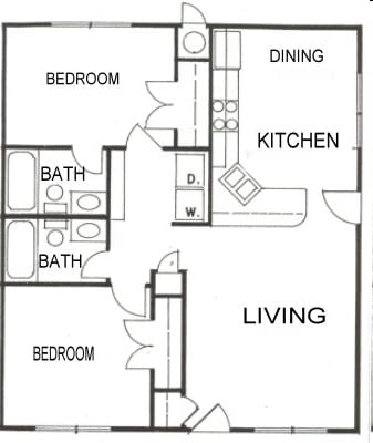 2BR/2BA - Mary Myers