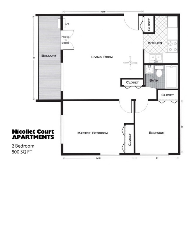 Floorplan - Nicollet Court