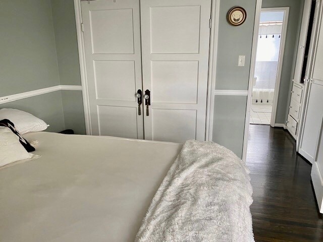 Bedroom (just painted a very light gray) - 1008 6th St