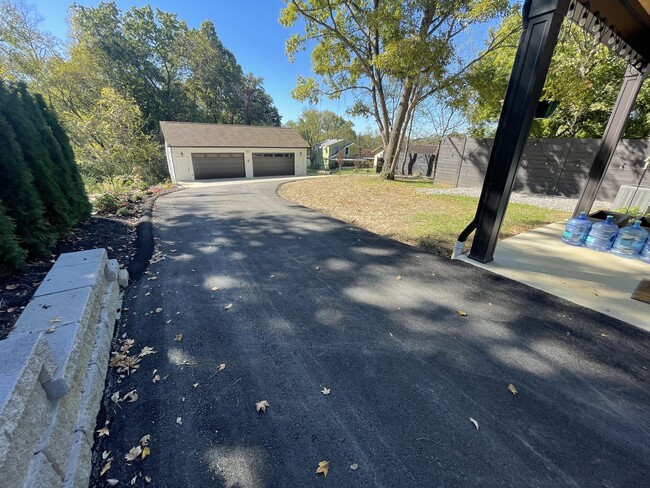 New oversized double car garage for each side of Duplex - 2312 Island Home Ave