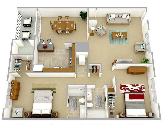 2 Bedroom - Weblin Place