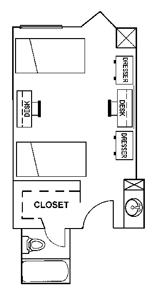 Floor Plan Studio - Dobie Twenty21 Student Spaces