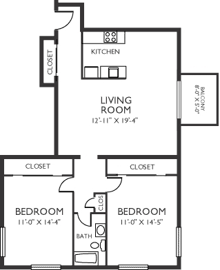 2BR/1BA - Fountain Gardens