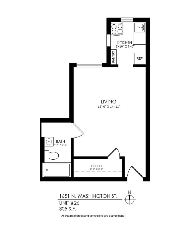 Floorplan - 1651 Washington