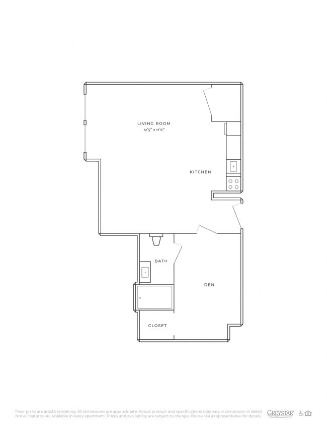 Floorplan - The Oliver on LaSalle