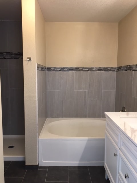 Master Bathroom Tub and Shower - 6470 Silver Mesa Dr