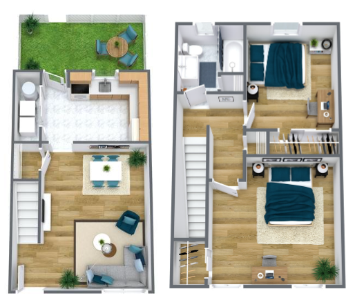 Floorplan - Arlington Park Townhomes