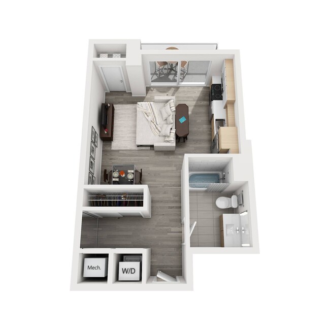 Motion at Dadeland S1 Floor Plan - Motion at Dadeland