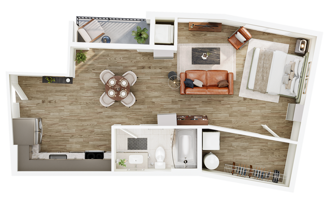 Floorplan - The Seventeen Hundred on East